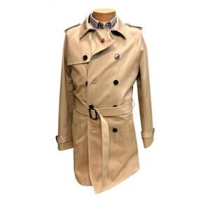 NEW BYRON men's trench coat in khaki